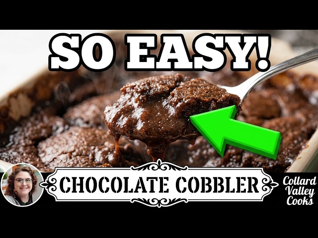 Thumbnail for How to Make Chocolate Cobbler - Simple Ingredient Cobbler Recipe - Southern Cooking