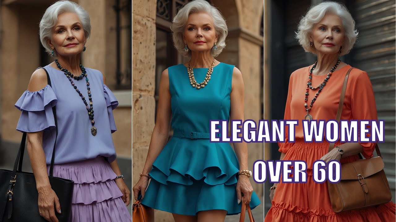 ELEGANT WOMEN OVER 60. Romance and comfort