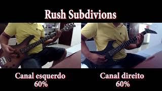 Rush - Subdivisions  cover  bass+ guitar