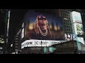 Lil Wayne featured on a NYC Times Square billboard to promote 