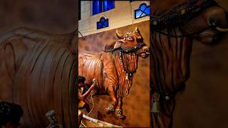 Nandi Relief Cement Wall Mural Art #mural #walldesigns #painting #wallart