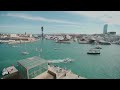 AC37 Dock Out in Port Vell.