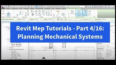 Revit Mep Tutorials - Part 4/16: Planning Mechanical Systems
