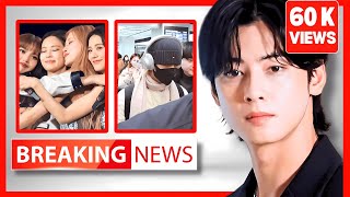 SKZ Hyunjin MOBBED at airport! Cha Eun Woo CONTROVERSY! BLACKPINK RENEW! And MORE Kpop News!