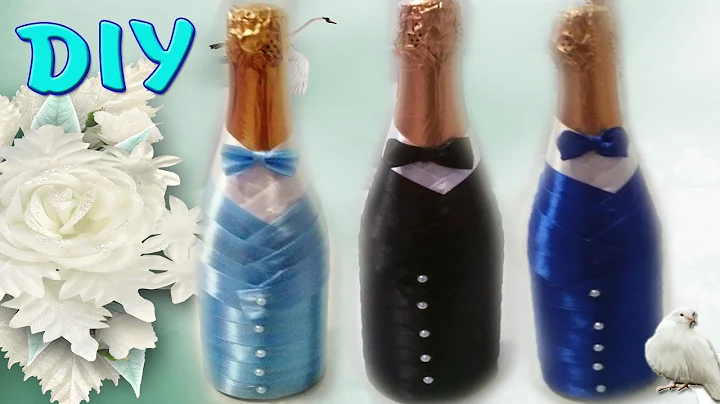 DIY/ Wedding decor bottles / The Groom and his friends