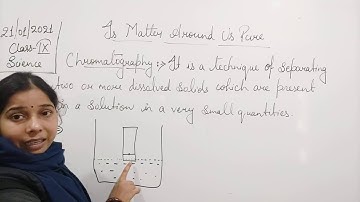 Class IX Science 21 01 2021 by Ms Mridulata Upadhyay Is matter around us pure