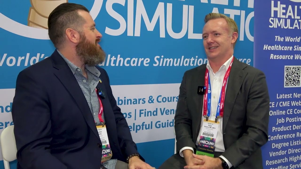 Интервью генерального директора SimX с HealthySimulation.com на конференции IMSH 2026.