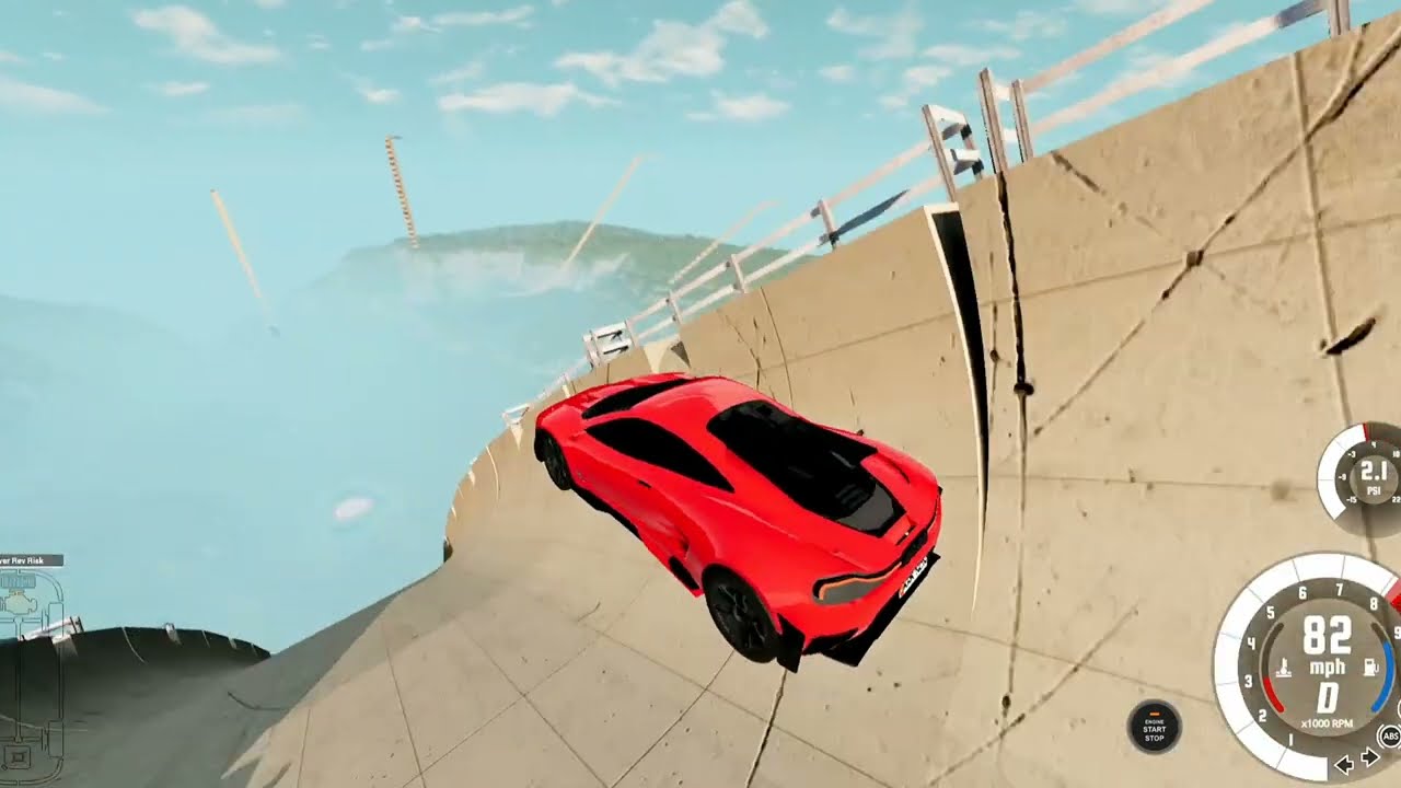 Epic High Speed Jumps Beamng Drive