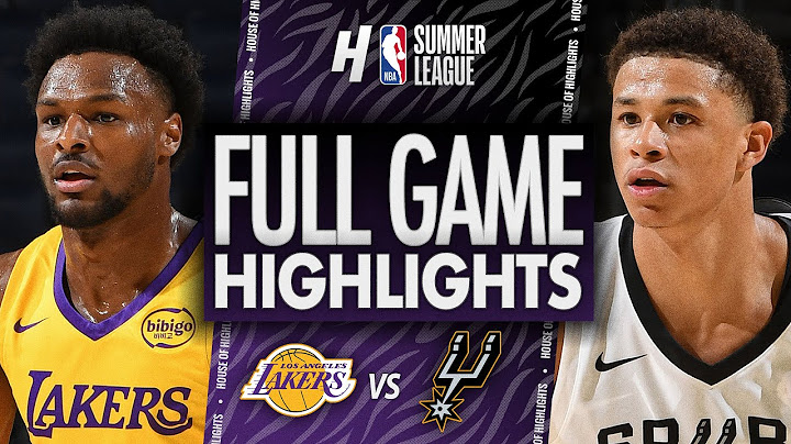 Los Angeles Lakers vs San Antonio Spurs - FULL Game Highlights | July 8, 2025 NBA Summer League