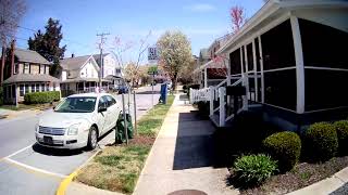 spring time walk in Rehoboth beach 🌊 ⛱️🏡 Delaware USA. neighborhoods #april2024