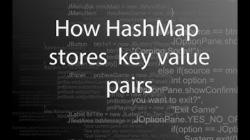 How HashMap stores key value pairs.