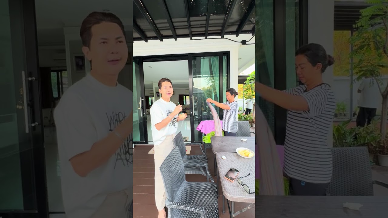 ได้ชุดผ้าไหม ไปฝากแม่แตน 👚👗#บอยศิริชัย  #แม่แตน 