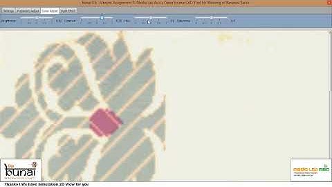 Simulation fabric in fabric editor