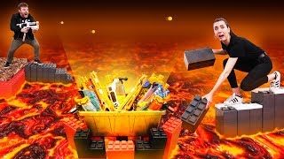 NERF Floor is LAVA Build Off Challenge!