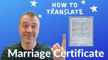 How to Translate a Marriage Certificate (Quick and Easy Way) - 2025
