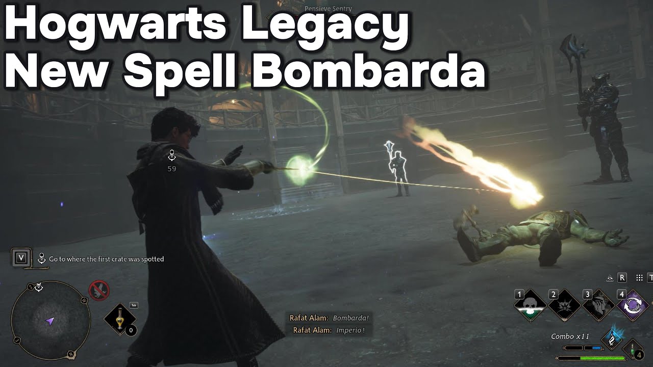 Hogwarts Legacy New Spell Bombarda