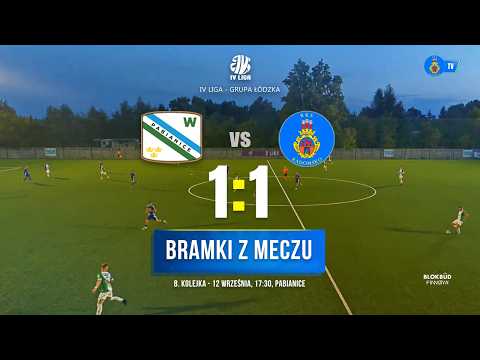 Włókniarz Pabianice 1-1 RĶS Radomsko | 8. Kolejka | Bramki