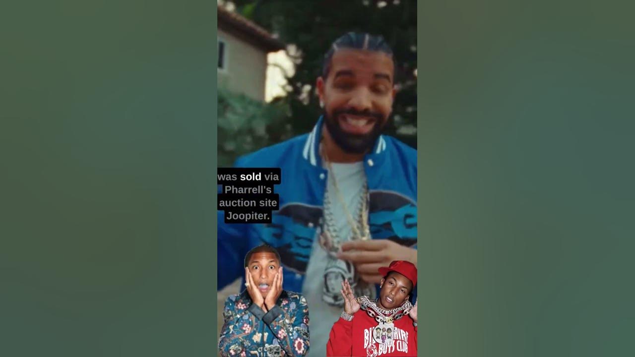 Drake wears $2.6 million of Pharrell's jewellery in new music video