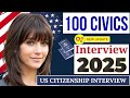 2025 random 100 civics questions and answers - U.S. citizenship interview I N400 Interview #n400