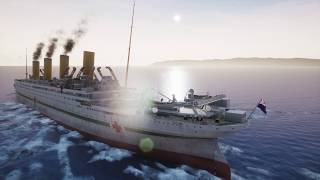 BRITANNIC: PATRONESS OF THE MEDITERRANEAN - REAL TIME SINKING