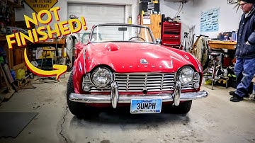 Get Back - Time to FINISH Our Triumph TR4 Project