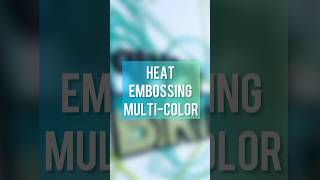 Easy Way to Use Multiple Colors of Embossing Powder! #crafts