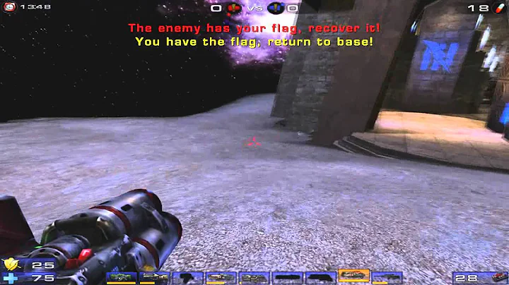 UT2004 Playthrough Capture the flag: match one