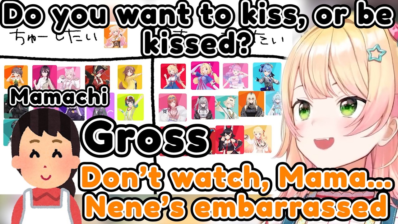 Nene’s Mama Texts ‘Gross’ While Nene Fantasizes About Holomem w【Hololive Clip】