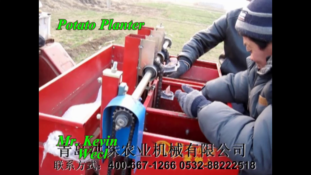 China film mulching potato planter machine potato farming factory 