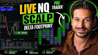 Watch a Pro Trader Scalp NQ LIVE Using Delta Footprint