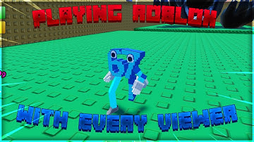 Playing Roblox With Every Viewer Live! #roblox #shorts