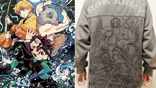 [너무강한친구육군] 활동복에 귀멸의 칼날 그리기 | Demon Slayer on ROK Army Training Jersey