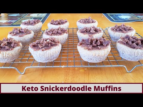 Quick And Easy Keto Snickerdoodle Muffins (Nut Free And Gluten Free)