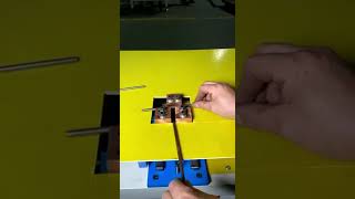 T Shape Wire Welding Machine ⚡ #wireforming #wirebendingmachine #wireformingmachine #wirebending