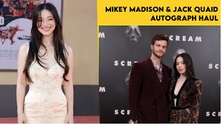 Mikey Madison & Jack Quaid Autograph Haul!