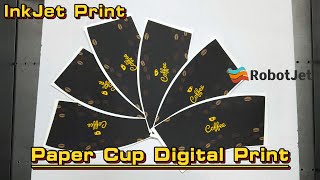 Paper cup printing machine, paper cup single pass digital printer! #printing #papercupmachine