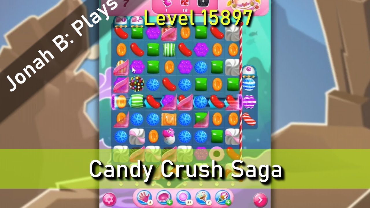 Candy Crush Saga Level 15897 - YouTube