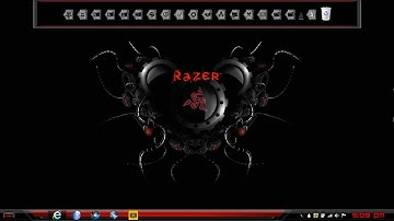 Razer Red Windows 7 theme