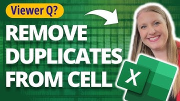 How to Remove Duplicates from a Single Cell in Excel 🔥 [EXCEL TIPS!]