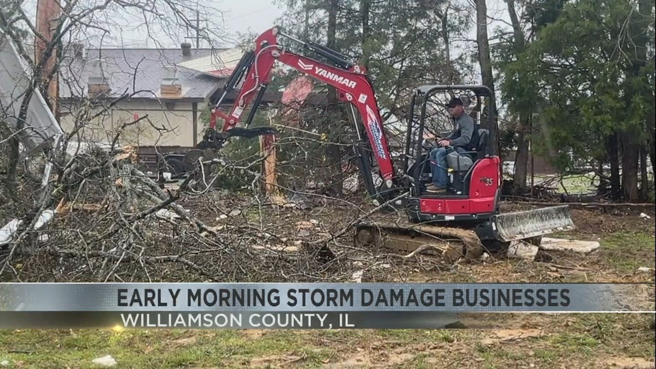 Early Morning Storm damage several businesses in Williamson County ...