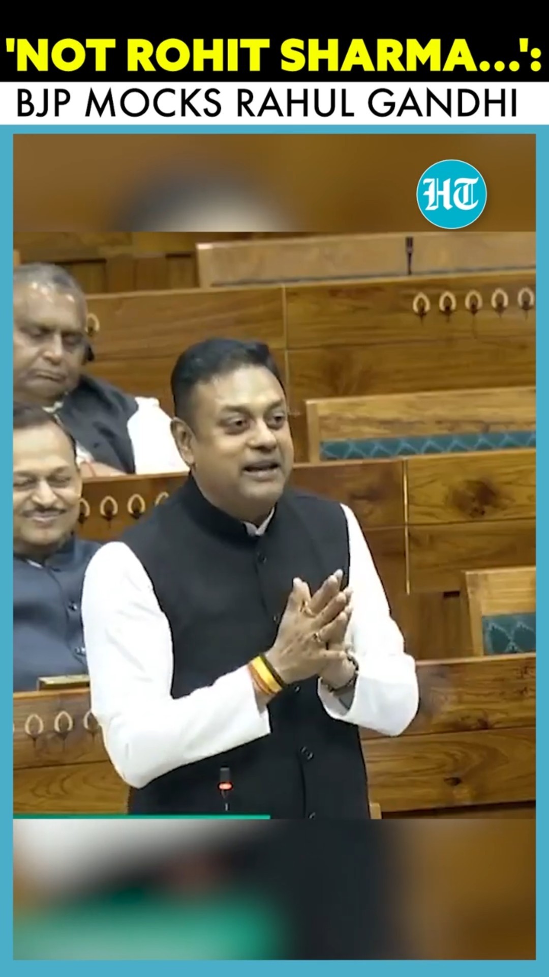 BJP's Sambit Patra Mocks Rahul Gandhi Over Congress Leader's 'Rohit Sharma Unfit' Comment| Cricket