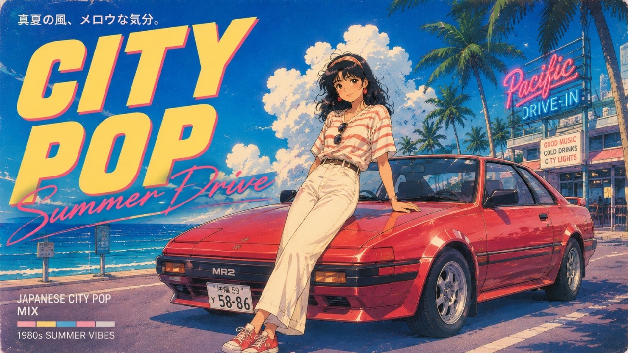 80s Japanese City Pop｜エメラルドの海岸線【Playlist】 - YouTube