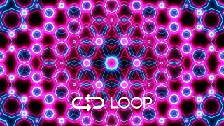 Hypnotic hexagon neon pattern free relaxing background Video, screensaver