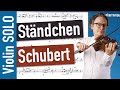 Schubert Ständchen VIOLIN SOLO ("Leise flehen meine Lieder") No. 4 of Schwanengesang | Violin Sheet