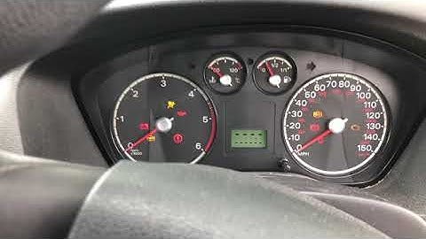 Ford instrument cluster fault Ford Focus mk2 2005
