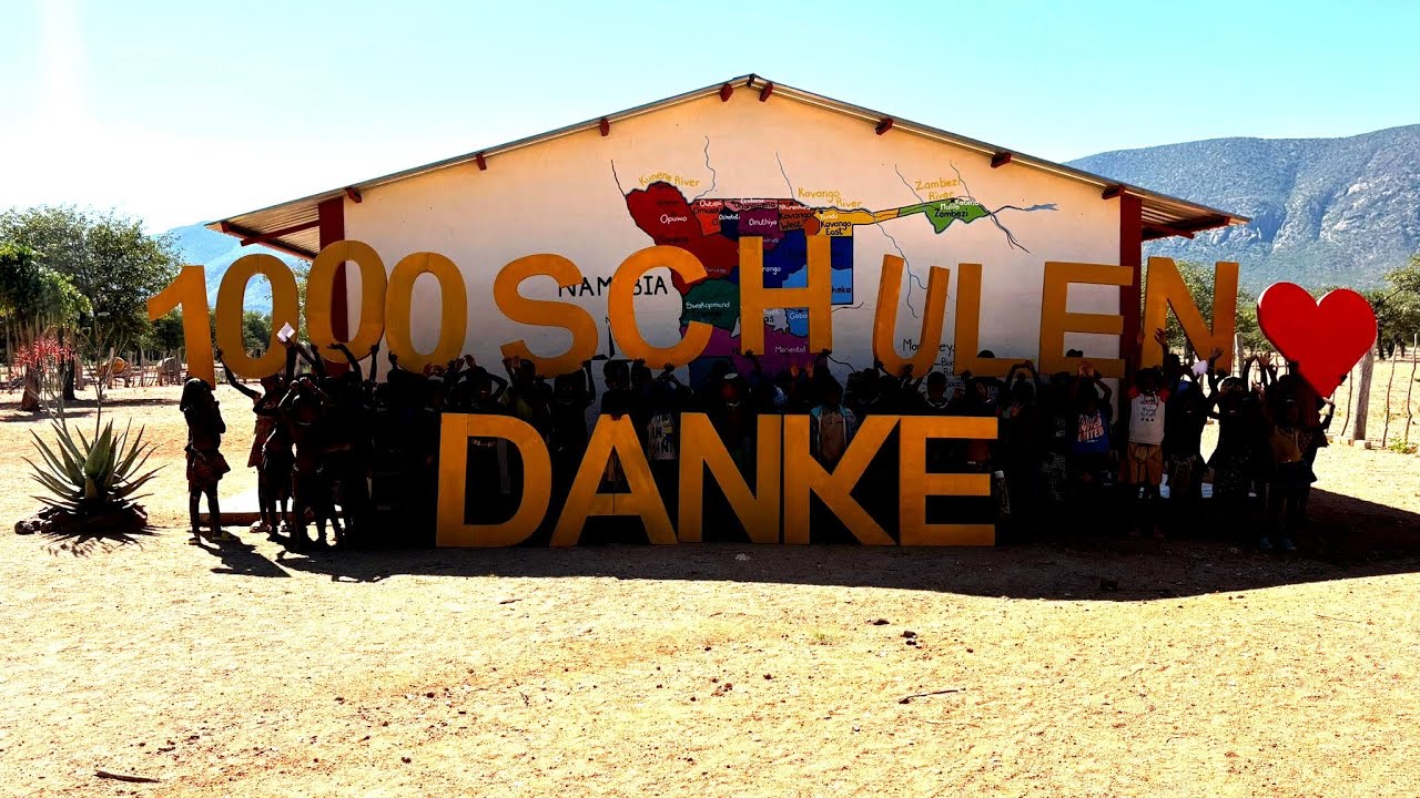 Unsere Schulkinder sagen weltweit DANKE für 1000 Fly & Help Schulen!