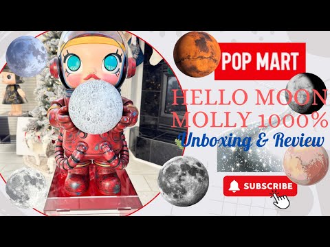 POPMART Hello Moon 1000% Unboxing & Review - YouTube