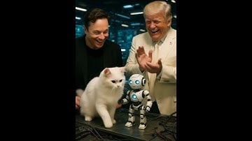 Cat Builds a Robot?! Elon Shocked, Trump Proud! 🤖🐱