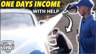 How Much I Make In One Day Detailing with Help - Tony's Professional Touch screenshot 2