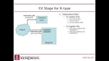 CSCE 611 Fall 2019 Lecture 7:  MIPS Microarchitecture